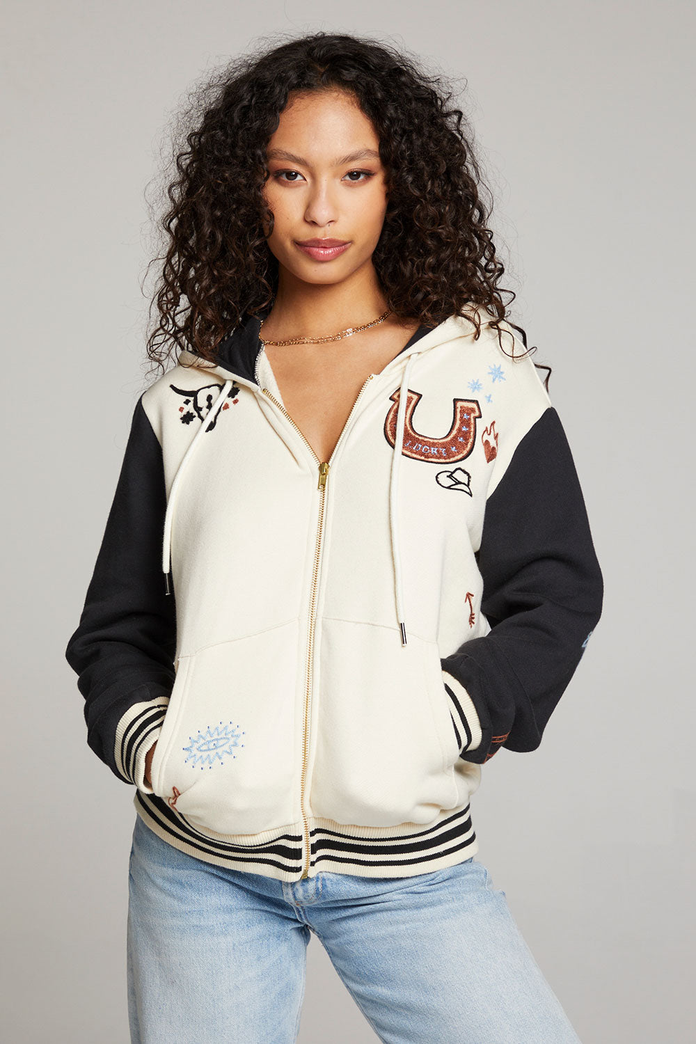 Lady Luck Zip Up Hoodie WOMENS chaserbrand