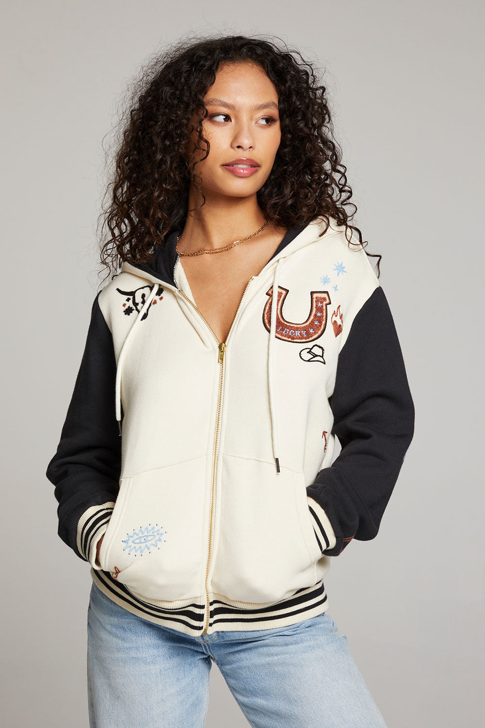 Lady Luck Zip Up Hoodie WOMENS chaserbrand