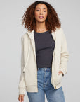 Lex Oatmeal Zip Up Hoodie WOMENS chaserbrand