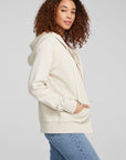 Lex Oatmeal Zip Up Hoodie WOMENS chaserbrand