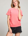 Cheyenne Electric Coral Pullover Tee WOMENS chaserbrand