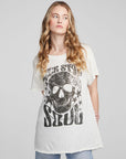 Skull And Flowers Tee WOMENS chaserbrand