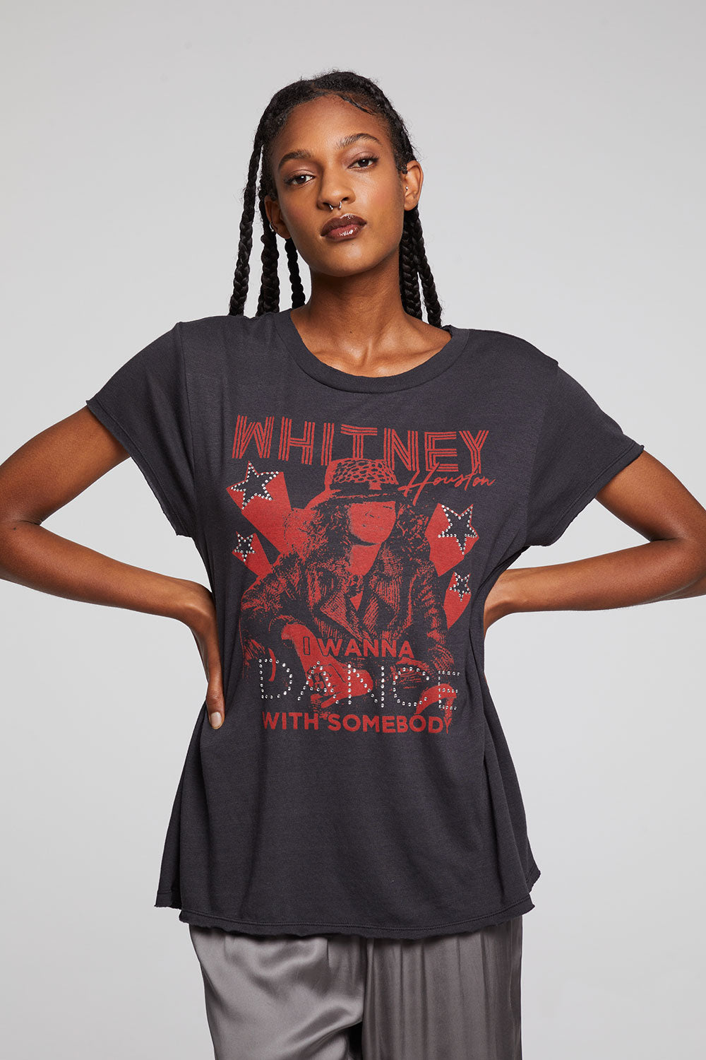 Whitney Houston I Wanna Dance With Somebody Tee WOMENS chaserbrand