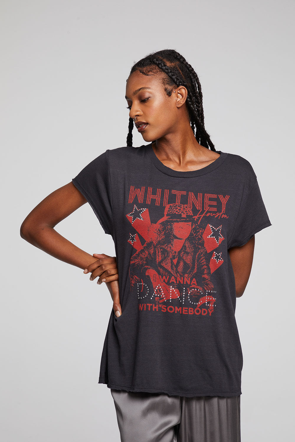 Whitney Houston I Wanna Dance With Somebody Tee WOMENS chaserbrand