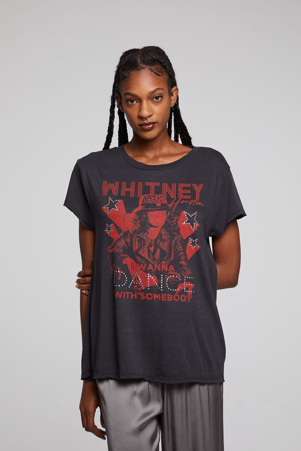 Whitney Houston I Wanna Dance With Somebody Tee WOMENS chaserbrand