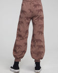 Allover Leopards Fleece Joggers WOMENS chaserbrand