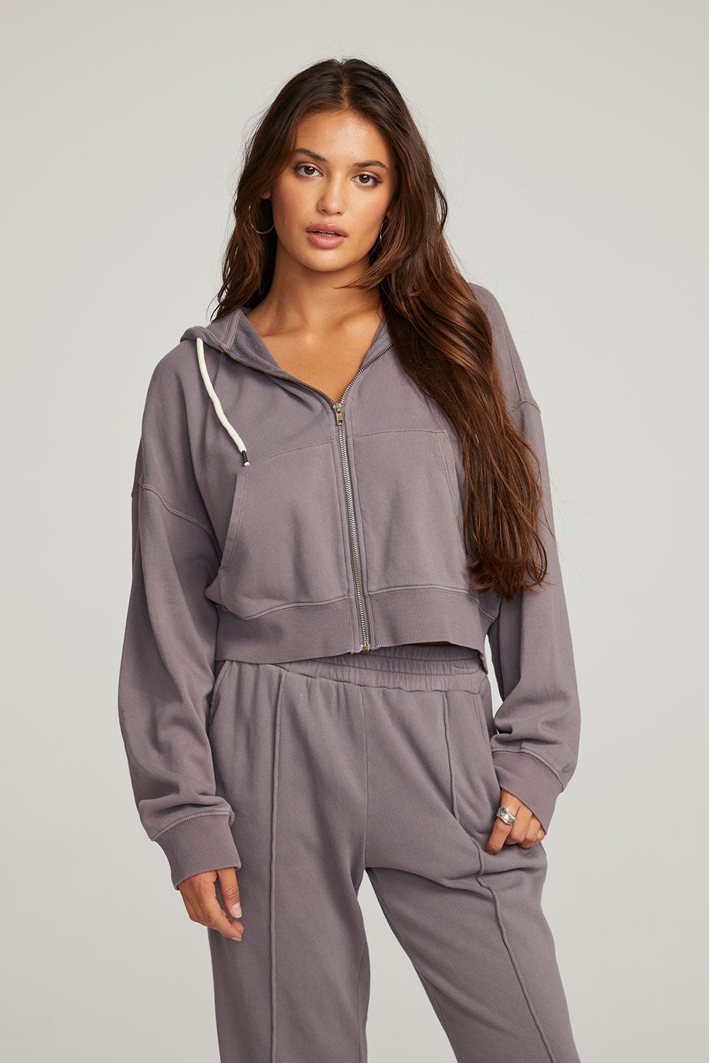 Abilene Purple Sage Zip Up Hoodie WOMENS chaserbrand