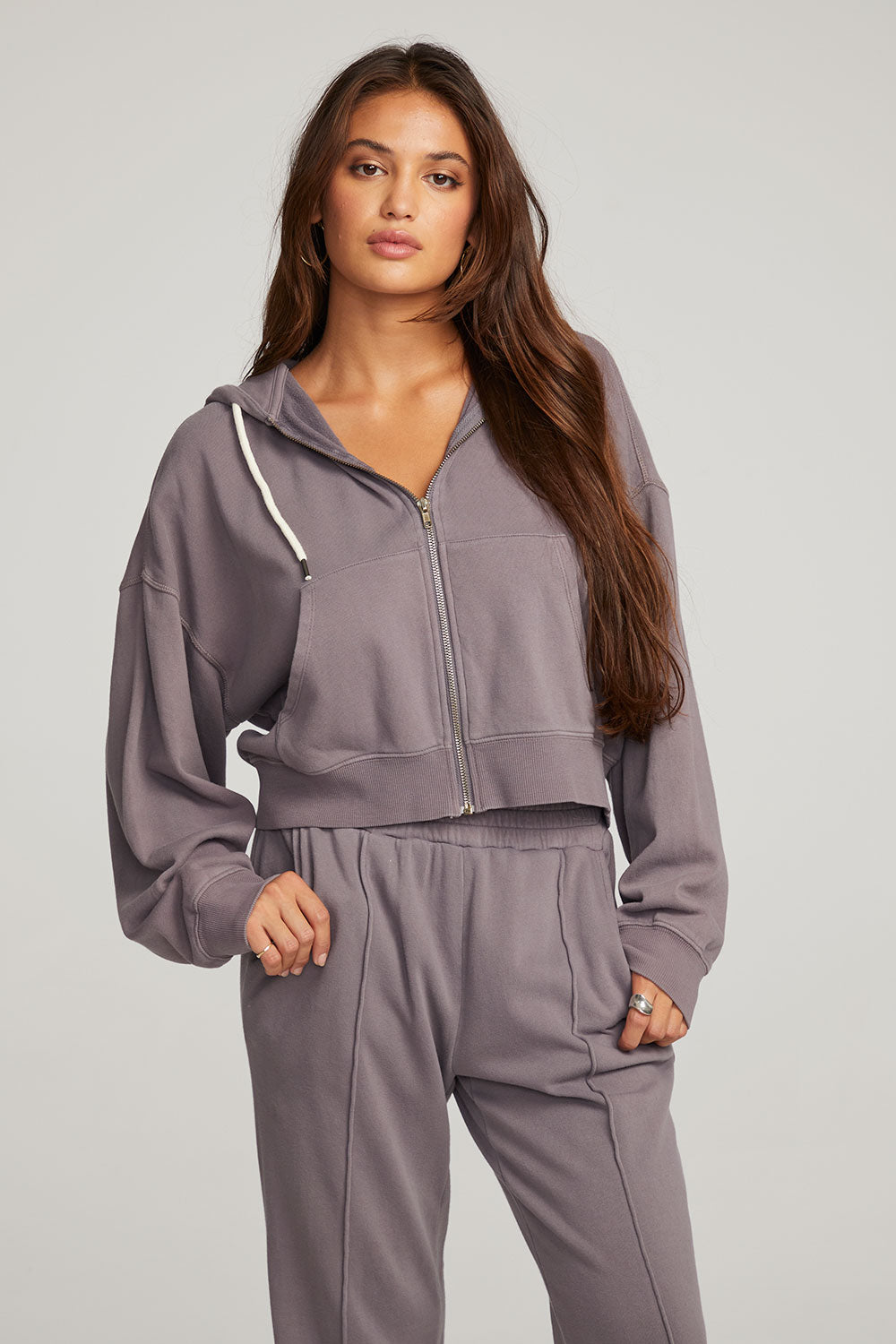 Abilene Purple Sage Zip Up Hoodie WOMENS chaserbrand