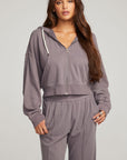 Abilene Purple Sage Zip Up Hoodie WOMENS chaserbrand