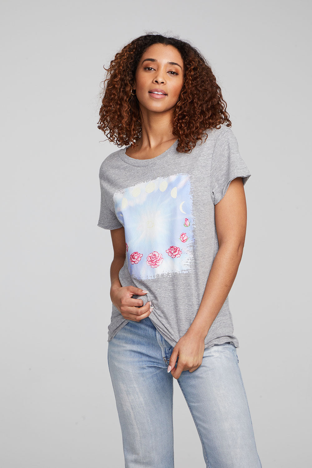 Moon and Roses Tee WOMENS chaserbrand