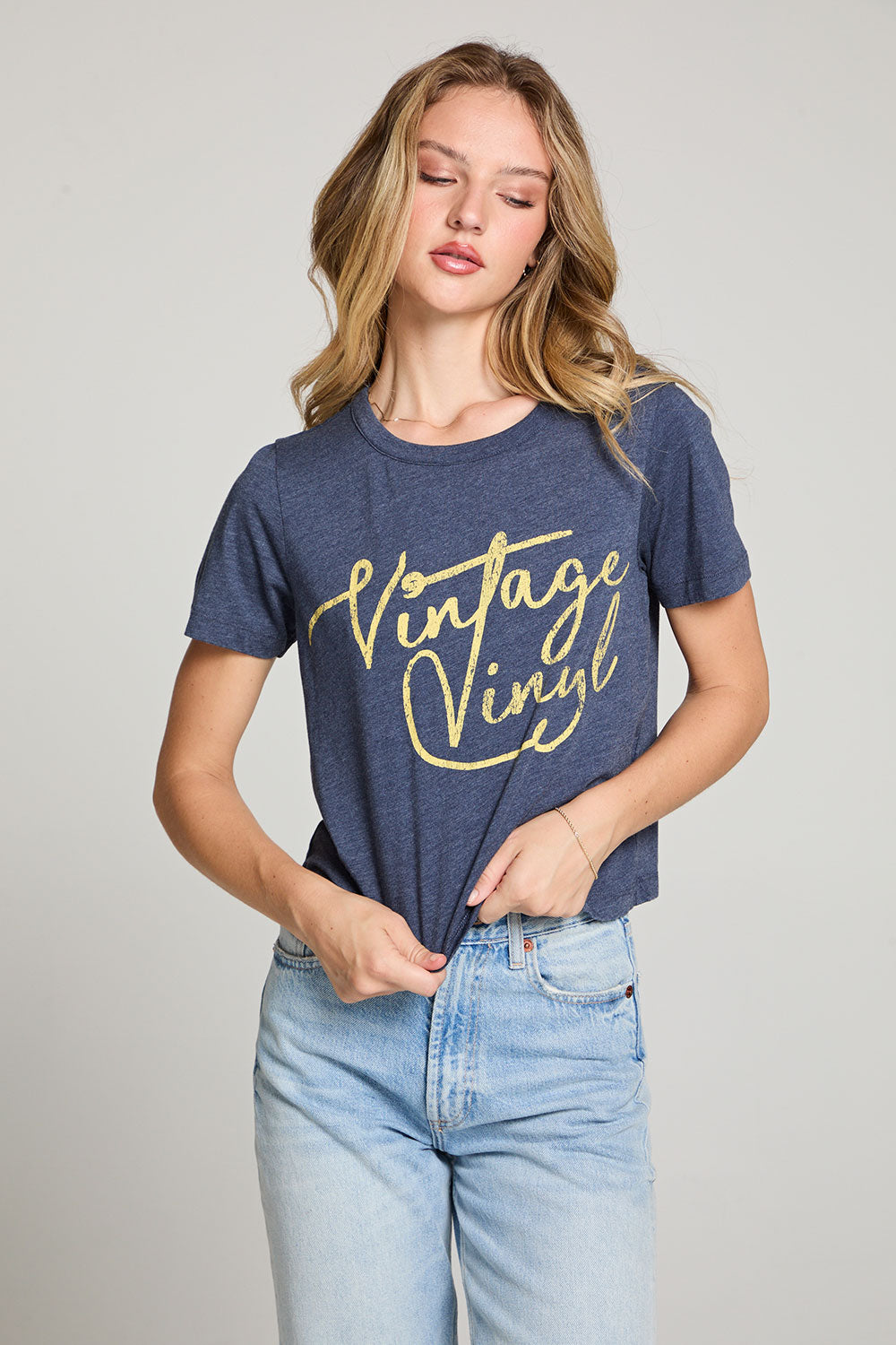 Vintage Vinyl Tee WOMENS chaserbrand