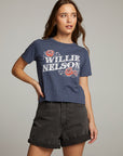 Willie Nelson Roses Tee WOMENS chaserbrand