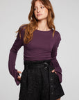 Nyla Plum Perfect Blouse WOMENS chaserbrand