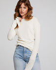 Nyla Starry White Blouse WOMENS chaserbrand