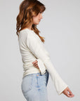 Nyla Starry White Blouse WOMENS chaserbrand