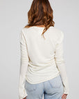 Nyla Starry White Blouse WOMENS chaserbrand