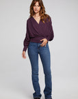 City Plum Perfect Blouse WOMENS chaserbrand