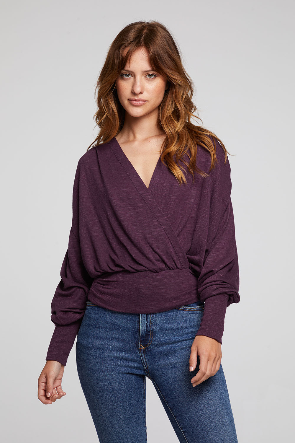 City Plum Perfect Blouse WOMENS chaserbrand