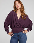 City Plum Perfect Blouse WOMENS chaserbrand