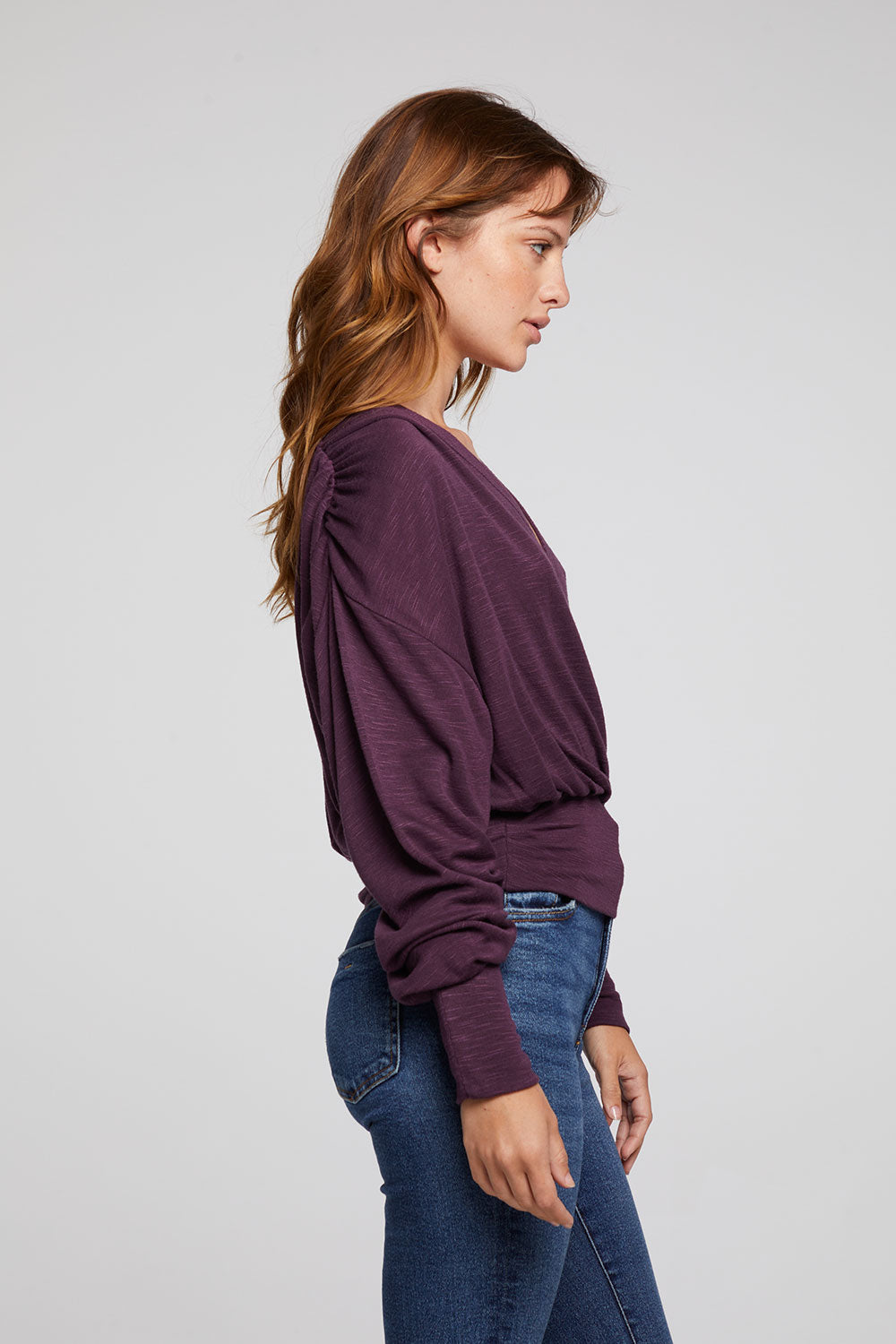 City Plum Perfect Blouse WOMENS chaserbrand