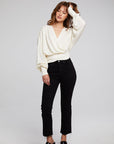 City Starry White Blouse WOMENS chaserbrand