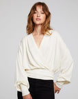 City Starry White Blouse WOMENS chaserbrand