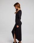Harmony Licorice Midi Dress WOMENS chaserbrand