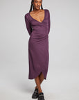 Harmony Plum Perfect Midi Dress WOMENS chaserbrand