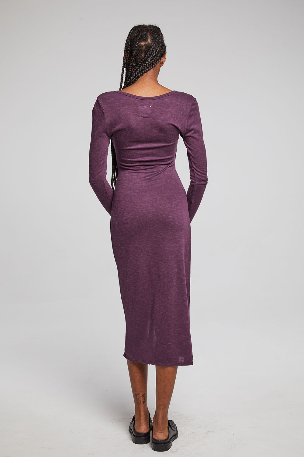 Harmony Plum Perfect Midi Dress WOMENS chaserbrand