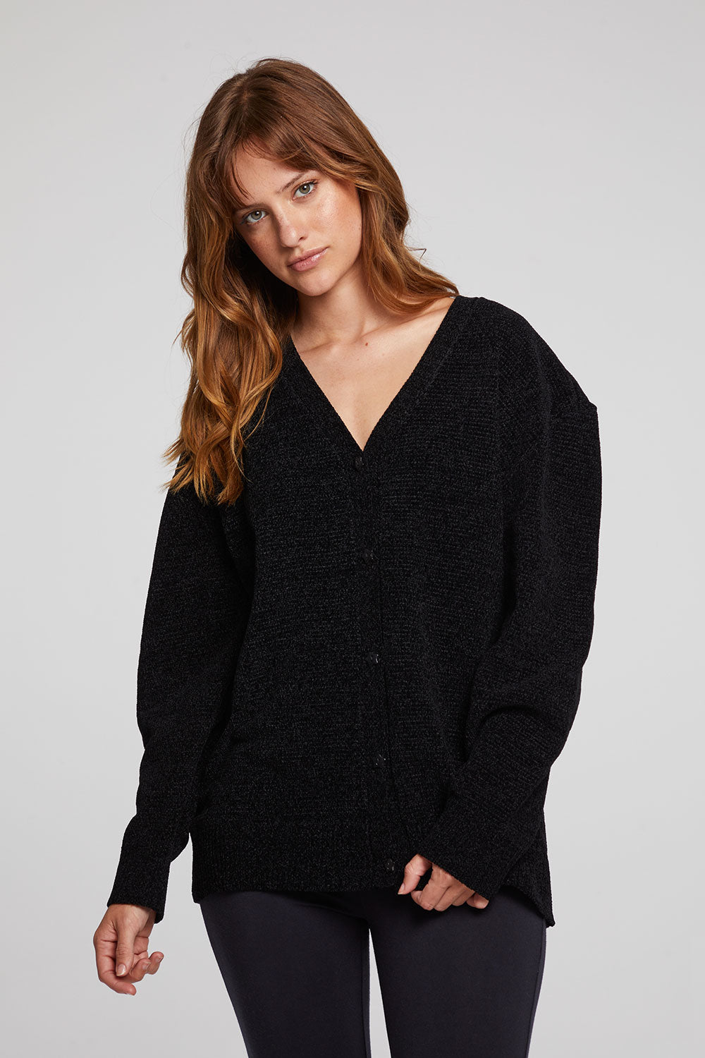 Fairfax Licorice Cardigan WOMENS chaserbrand