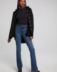 Blake Licorice Button Down WOMENS chaserbrand