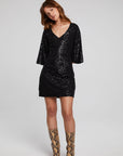 Tulip Licorice Mini Dress WOMENS chaserbrand