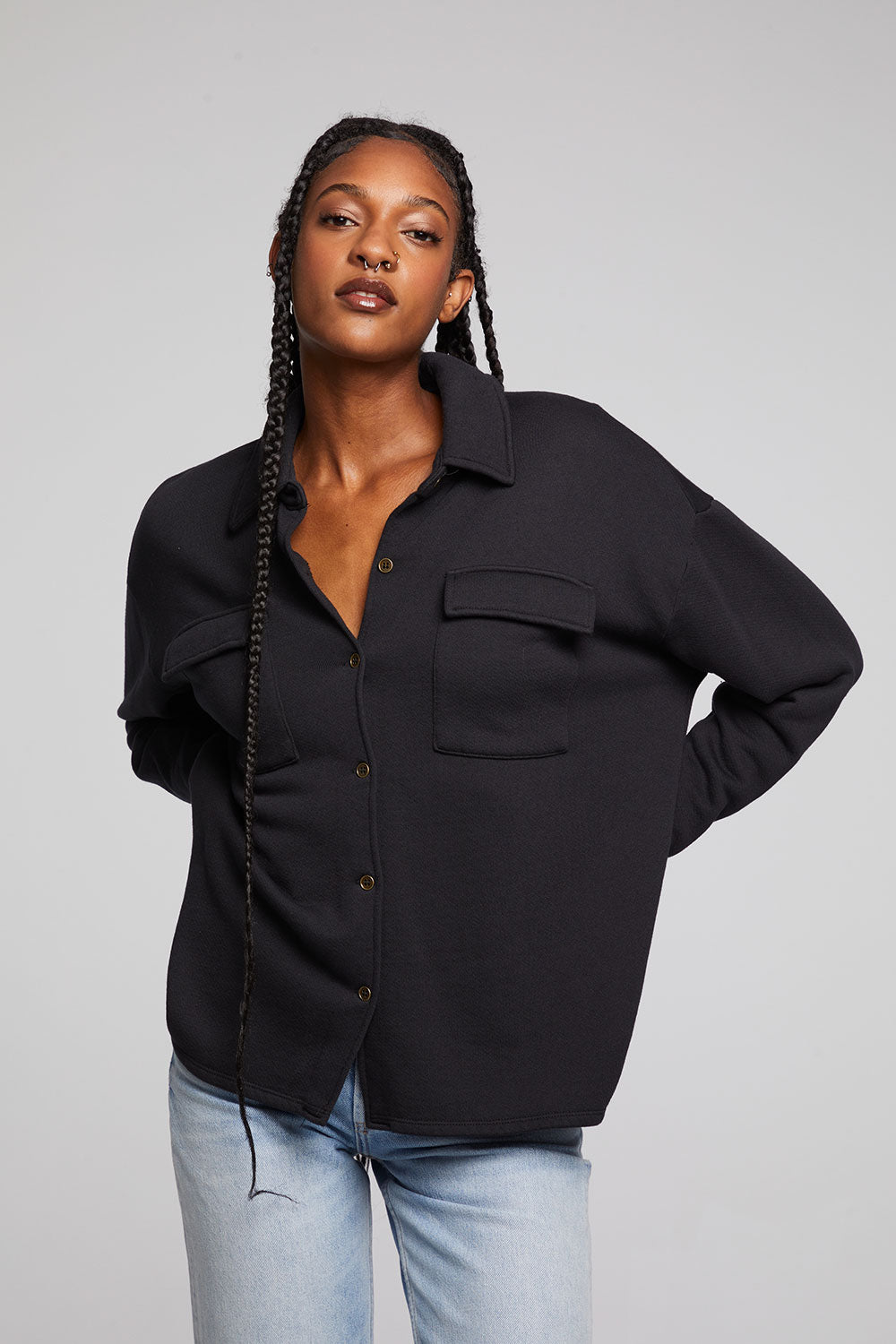 Hyde Licorice Button Down WOMENS chaserbrand