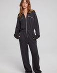 Dolores Licorice Jumpsuit WOMENS chaserbrand