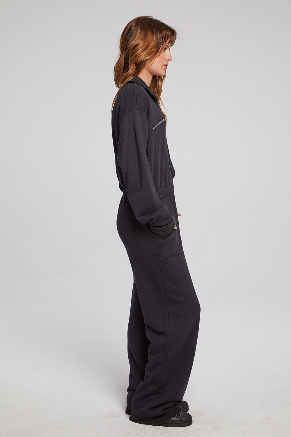 Dolores Licorice Jumpsuit WOMENS chaserbrand