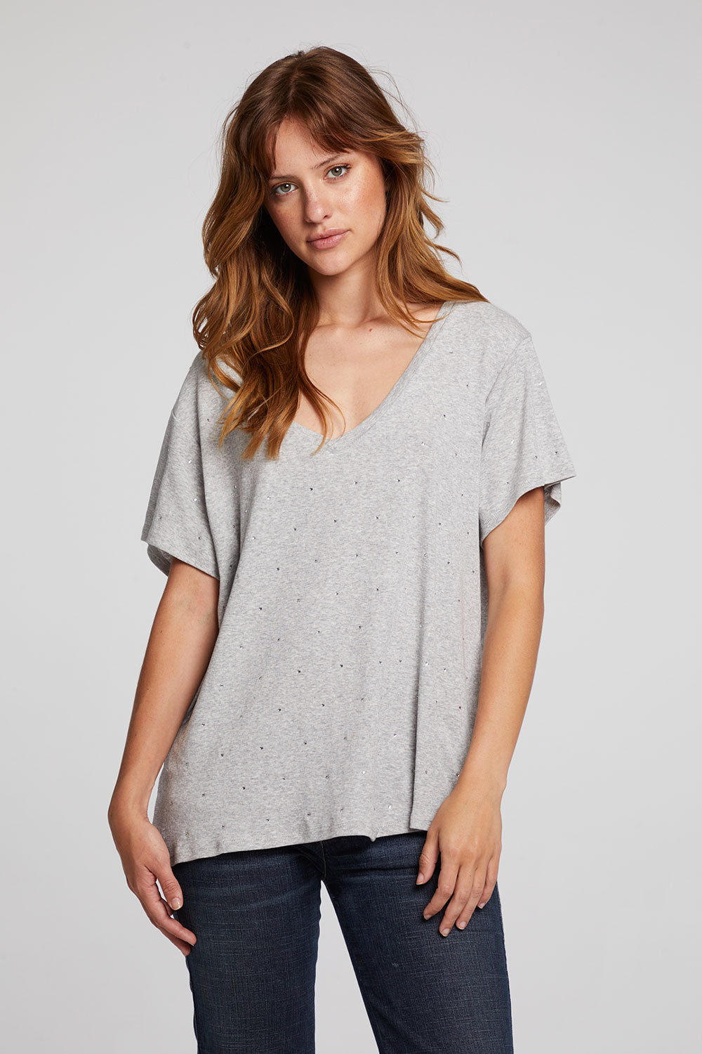 Hyacinth Heather Grey Tee WOMENS chaserbrand