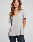 Hyacinth Heather Grey Tee WOMENS chaserbrand