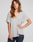 Hyacinth Heather Grey Tee WOMENS chaserbrand