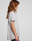 Hyacinth Heather Grey Tee WOMENS chaserbrand