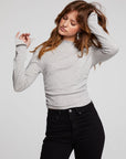 Hailey Heather Grey Long Sleeve WOMENS chaserbrand