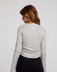 Hailey Heather Grey Long Sleeve WOMENS chaserbrand