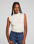 Haileyy White Cap Grey Tank Top WOMENS chaserbrand