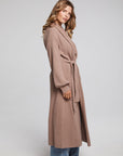 Evee Warm Taupe Maxi Cardigan WOMENS chaserbrand