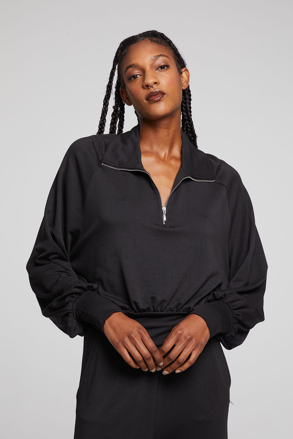 Midnight Licorice Half Zip WOMENS chaserbrand