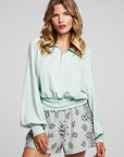 Midnight Matcha Half Zip WOMENS chaserbrand