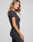 Leah Black Licorice Tee WOMENS chaserbrand