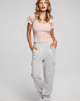 Leah Peach Whip Tee WOMENS chaserbrand