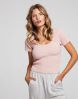 Leah Peach Whip Tee WOMENS chaserbrand