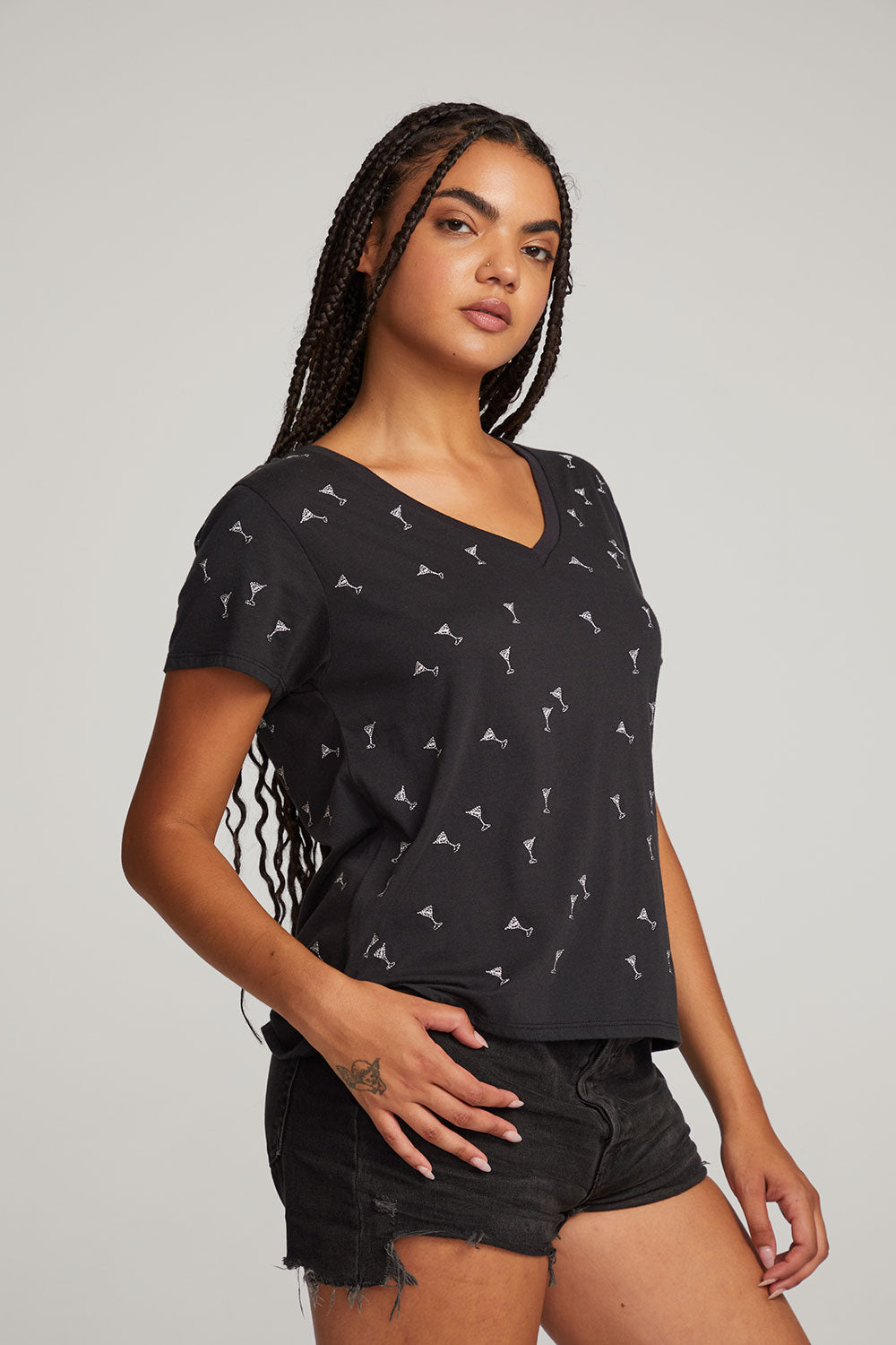 Silver Martinis Tee WOMENS chaserbrand