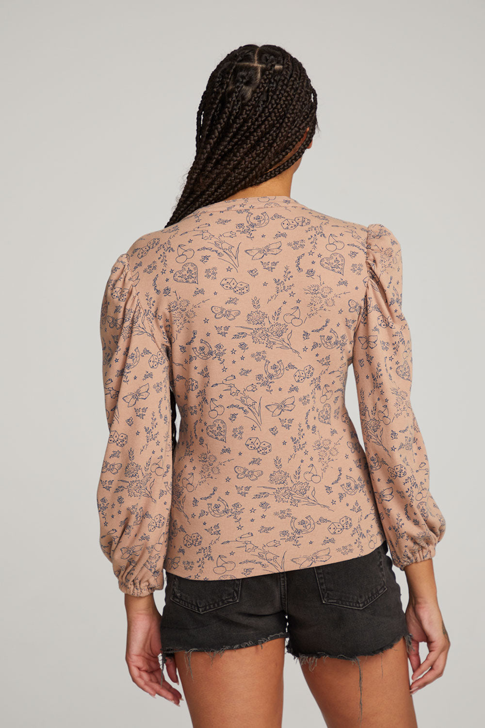 Ditsy Print Long Sleeve WOMENS chaserbrand